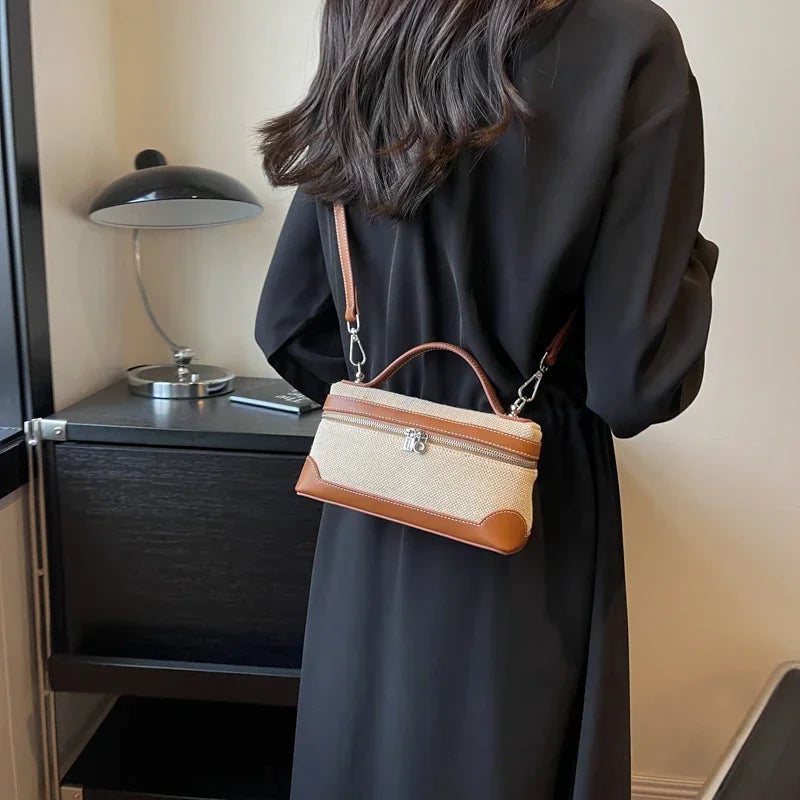 Crossbody Väska Justerbar Hållbar Canvas 5