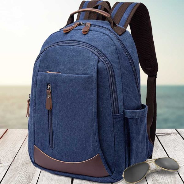 Unisex Ryggsäck Anti-stöld Linne Ergonomisk Design-4