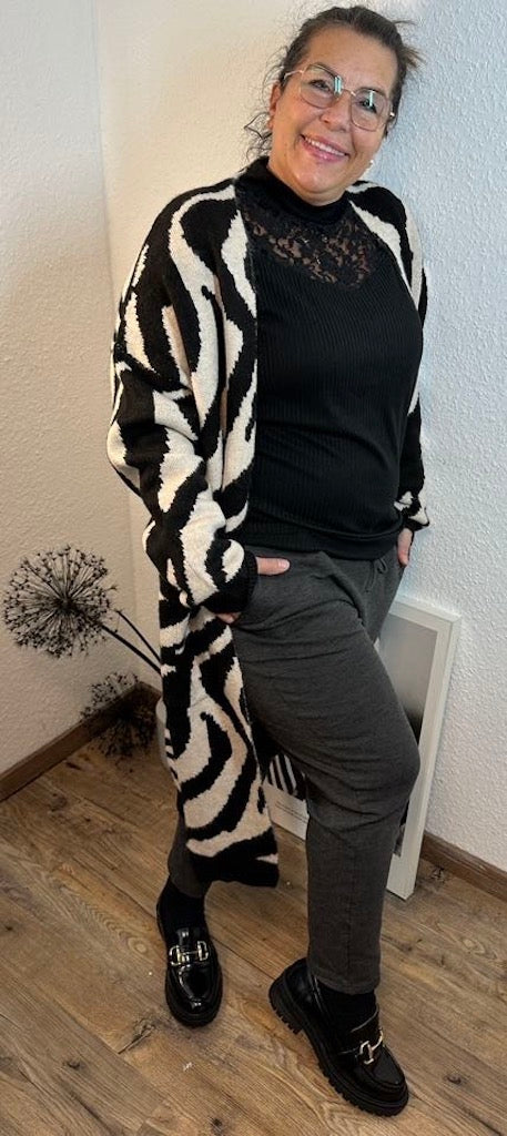 Dam Joggpants Avslappnad Tjockt Material-5