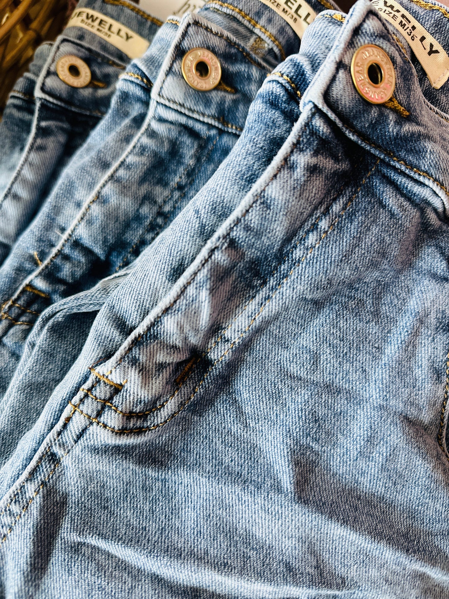 Snygga Byxor Dam Medelhög Midja Mjuk Tyg Tätt Ben-4