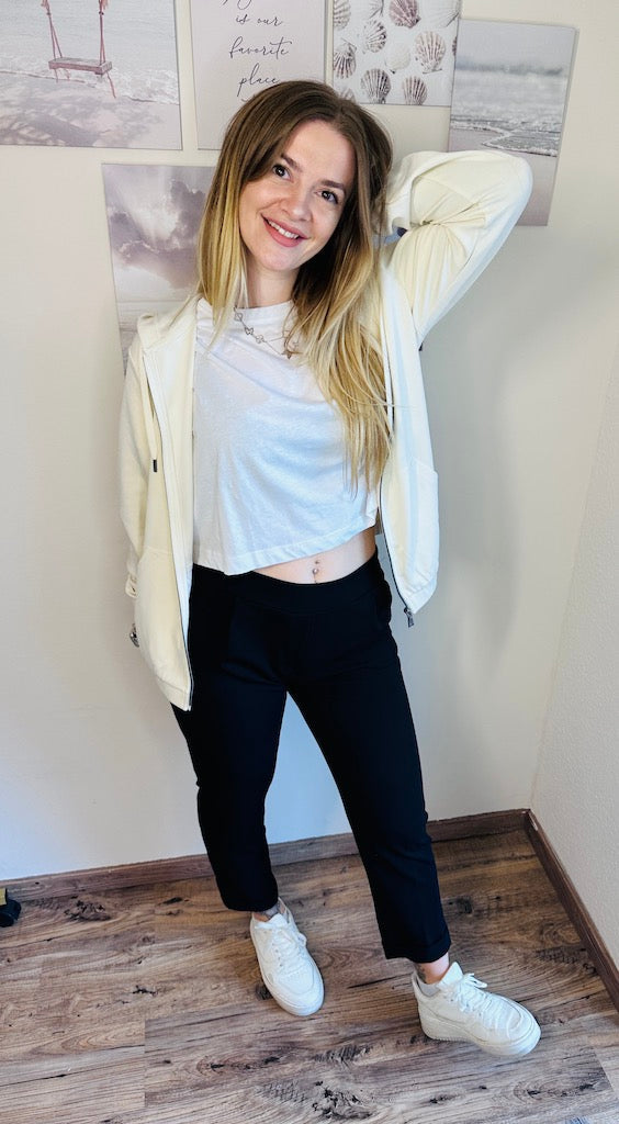 Snygga Byxor Dam Med Strykväv Mjuk Design För Vardags- Och Festbruk 3