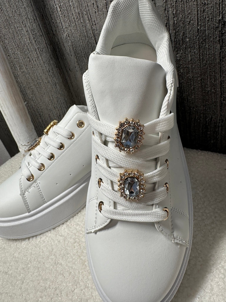 Dam Sneakers Mångsidig Design Textil Syntet-3