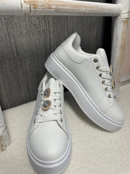 Dam Sneakers Mångsidig Design Textil Syntet-1