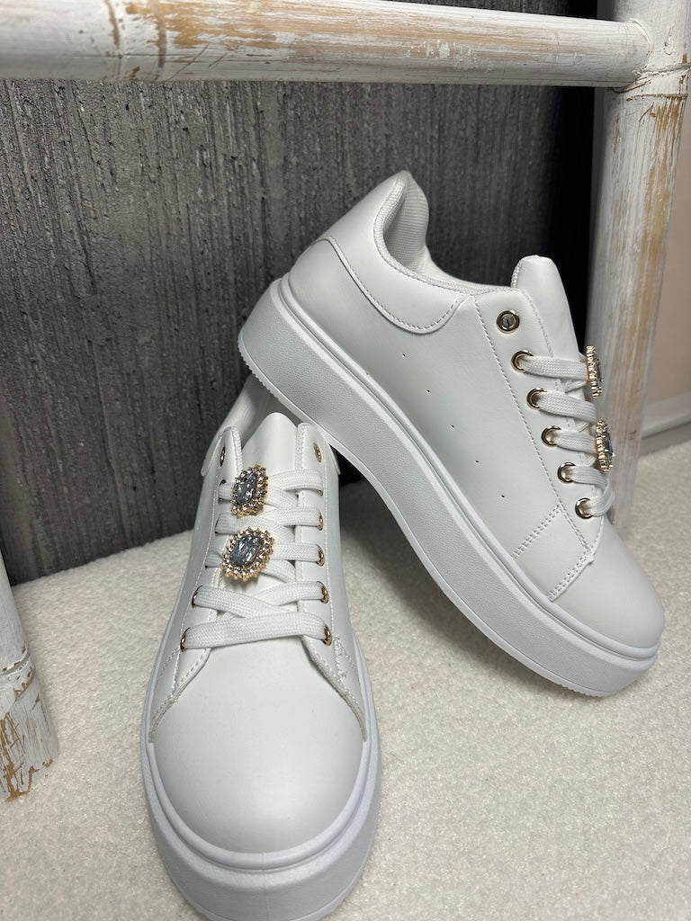 Dam Sneakers Mångsidig Design Textil Syntet-2