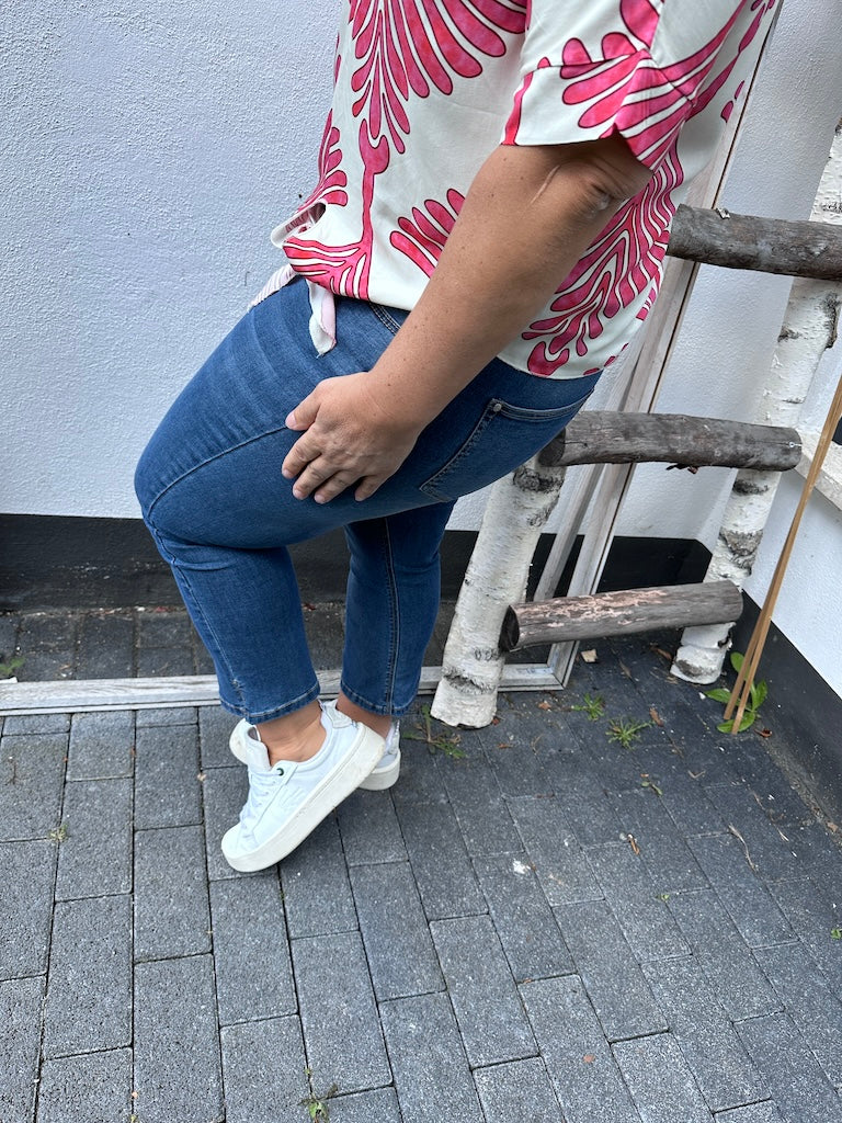 Plus Size Marlene Byxor Stretch Polyester för Kvinnor-3