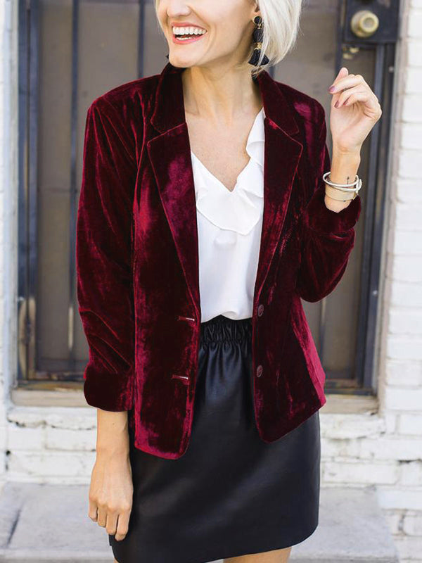 Variant image for Kvinnors Blazer Elegant Velour-6