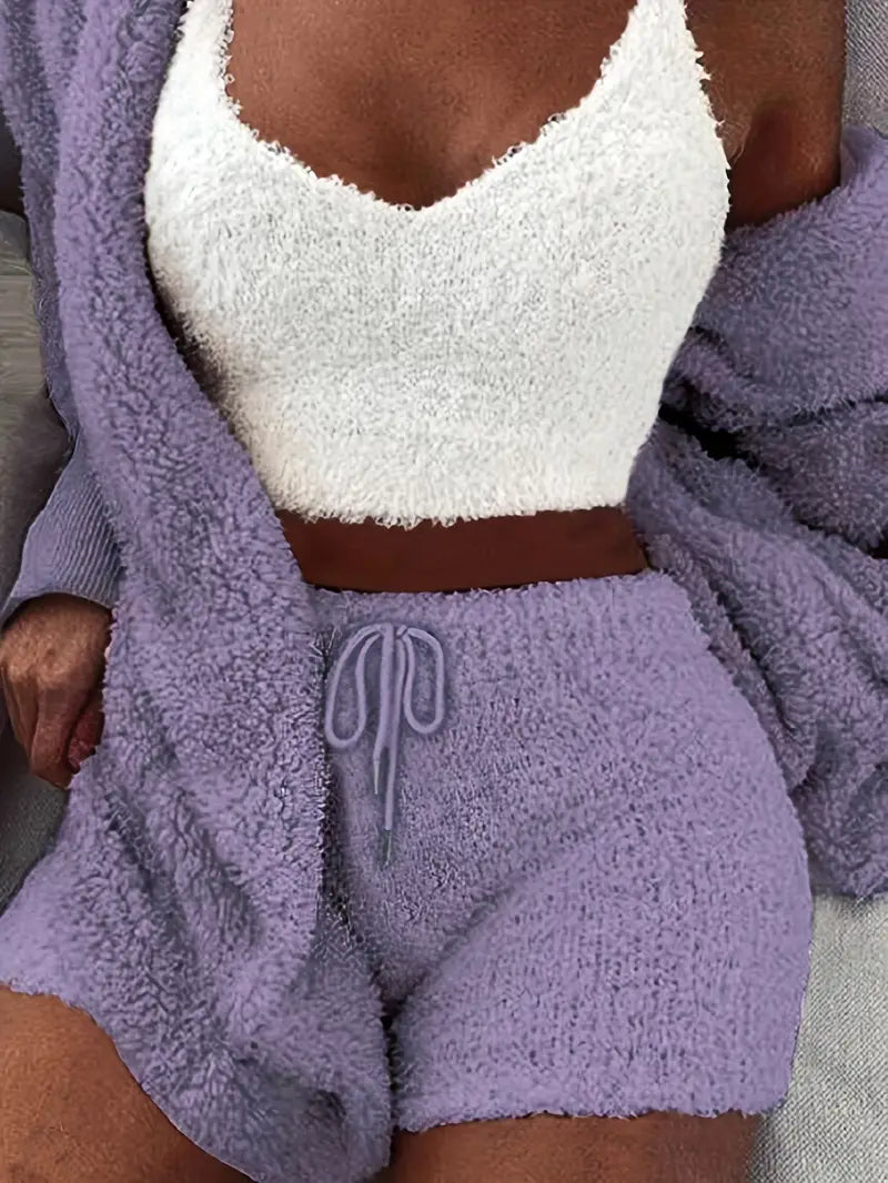 Variant image for Dam Pyjamas Set Mjuk Bomull för Avslappning och Sömn-45