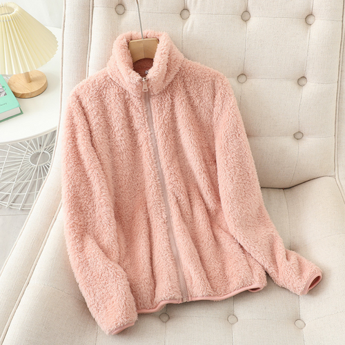 Kvinnors Fleecejacka Modern Vinter Mjuk Fleece-Mix-1