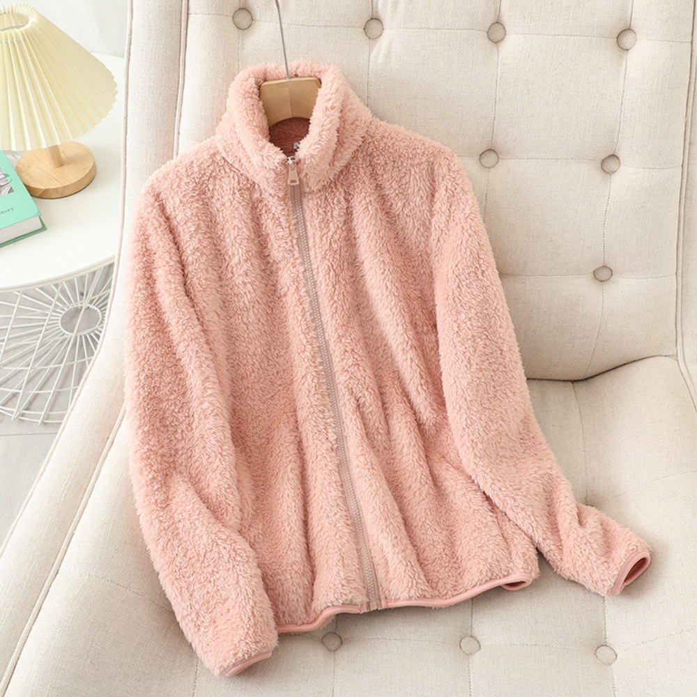 Variant image for Kvinnors Fleecejacka Modern Vinter Mjuk Fleece-Mix-1