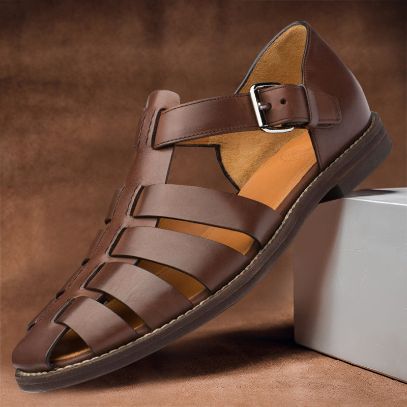 Variant image for Herr Sandaler Gladiatorstil Gummi Syntetiska Remmar-23