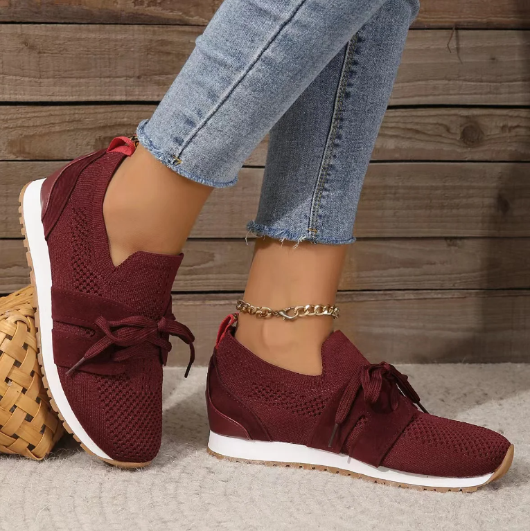 Dam Sneakers Ortopedisk Design Syntetisk för Bekväm Promenad-3