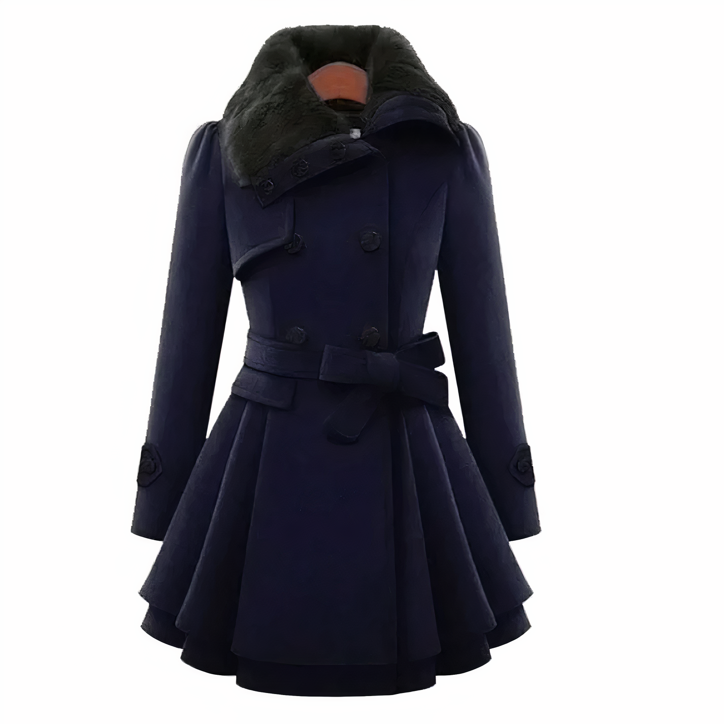 Variant image for Dam Kappa Dubbelrast Fodrad Polyester Trenchrock-11