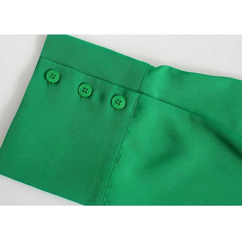 Herr Långärmad T-shirt Avslappnad Polyester Retro Krage med Ficka-5