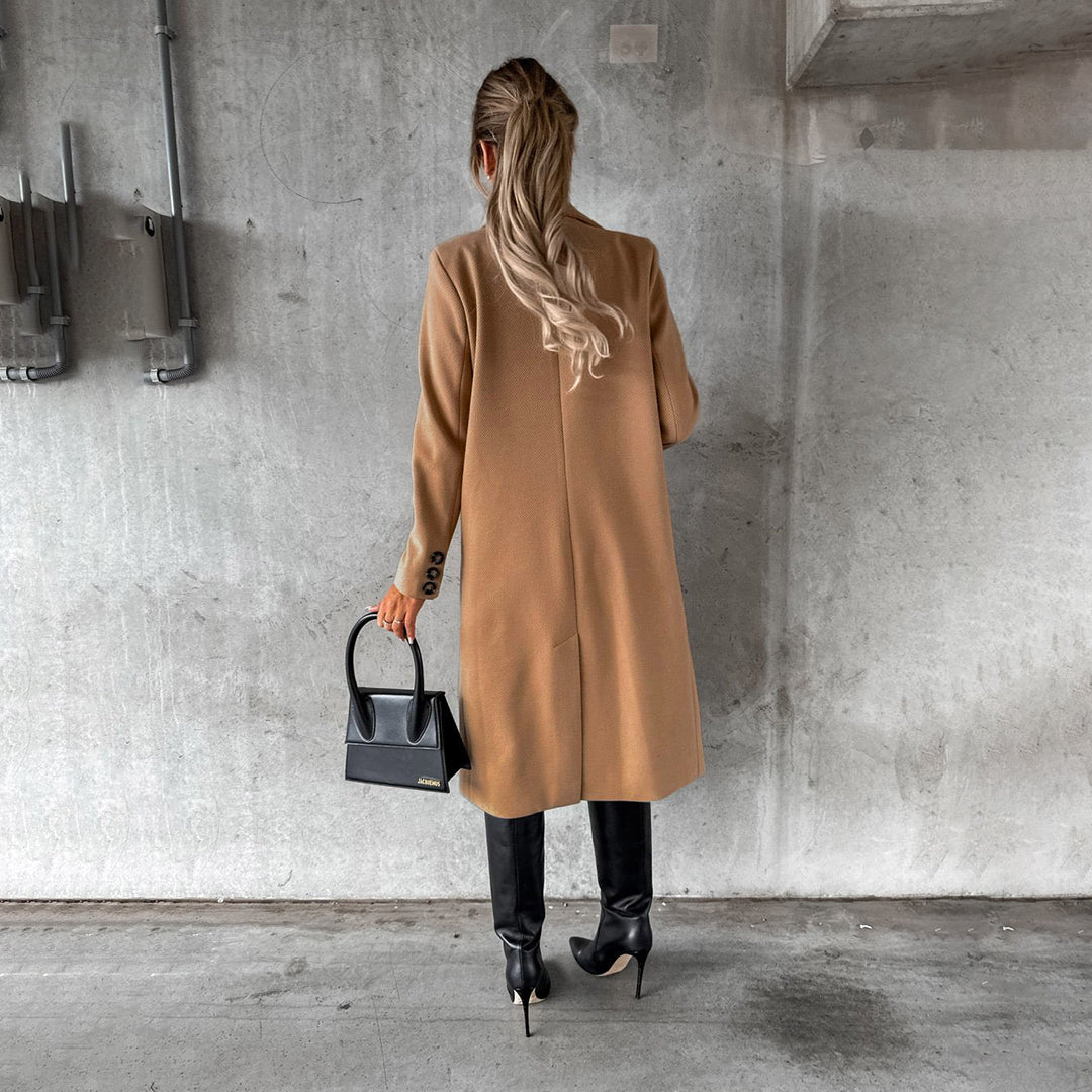 Damenjacke aus Polyester – Moderne Elegante Winterjacke in Schwarz, Blau und Grau, Warm und Bequem, Ideal für Alltag und Festlichkeiten 5
