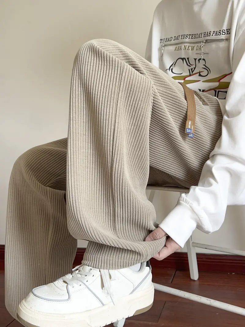 Variant image for Dam Byxor Corduroy Lätta Casual Sladdmaterial-7