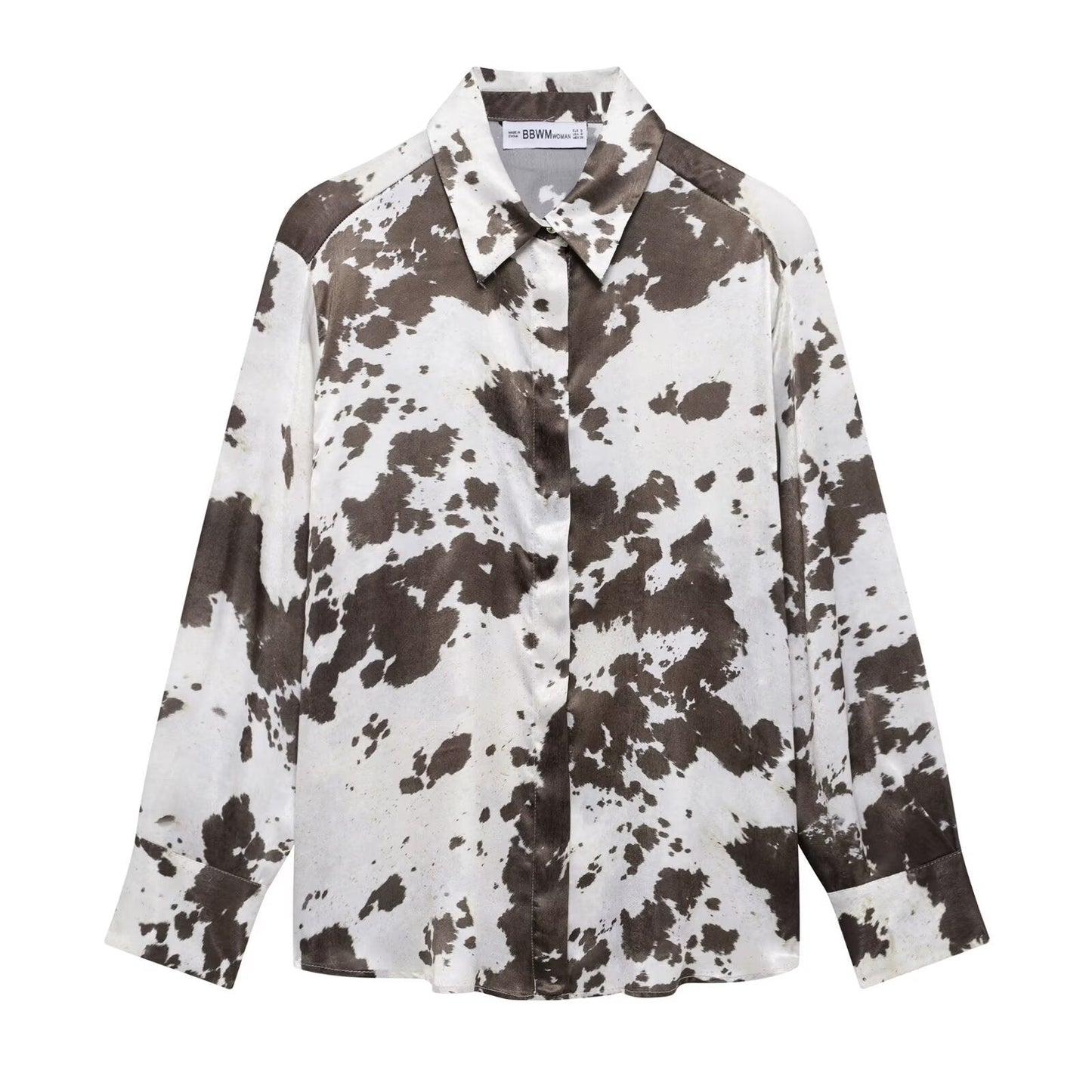 Kjol Dam Midi Djurtryck Slim Fit Polyester 0