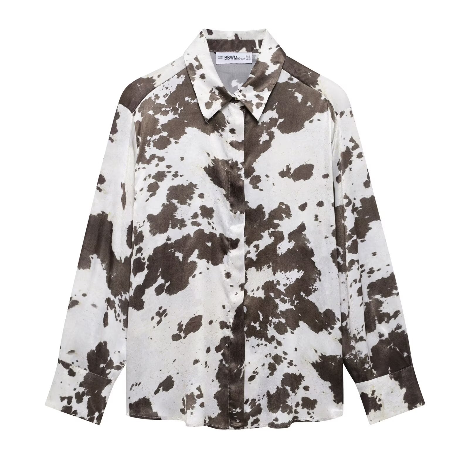Kjol Dam Midi Djurtryck Slim Fit Polyester 2