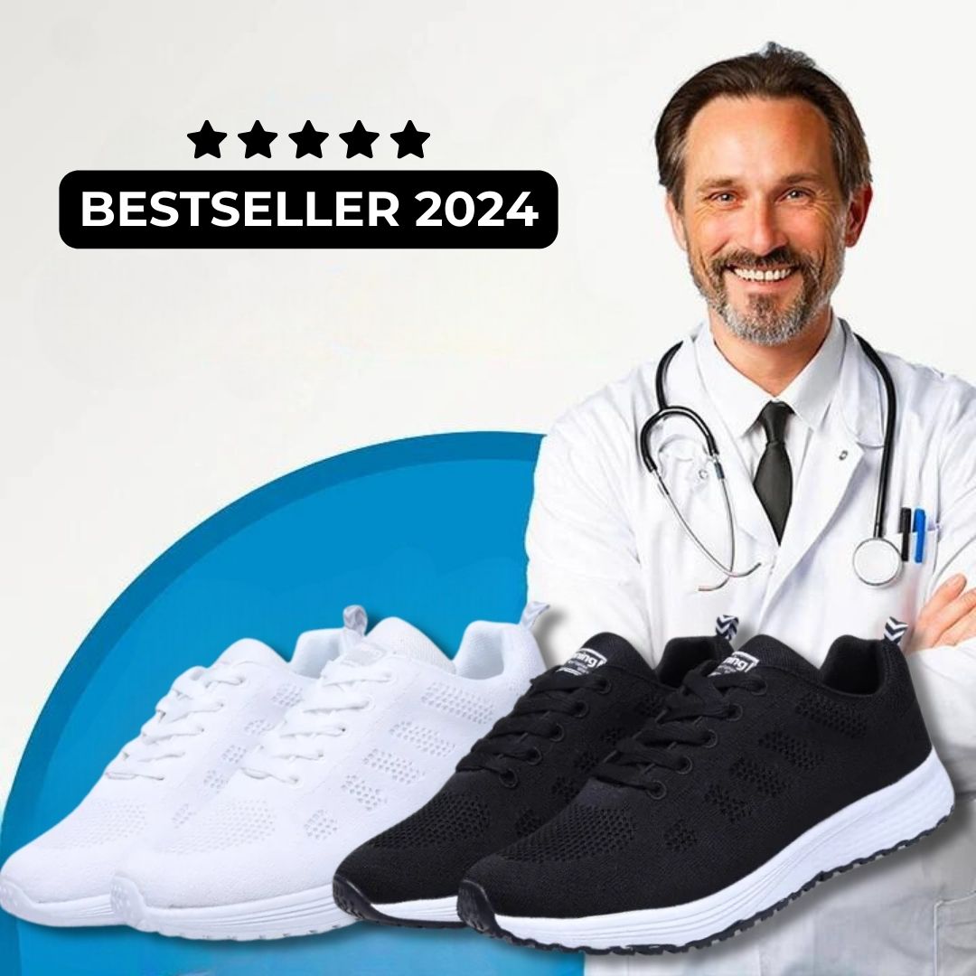 Dam Träningsskor Lätta Flexibla Syntetmaterial-3