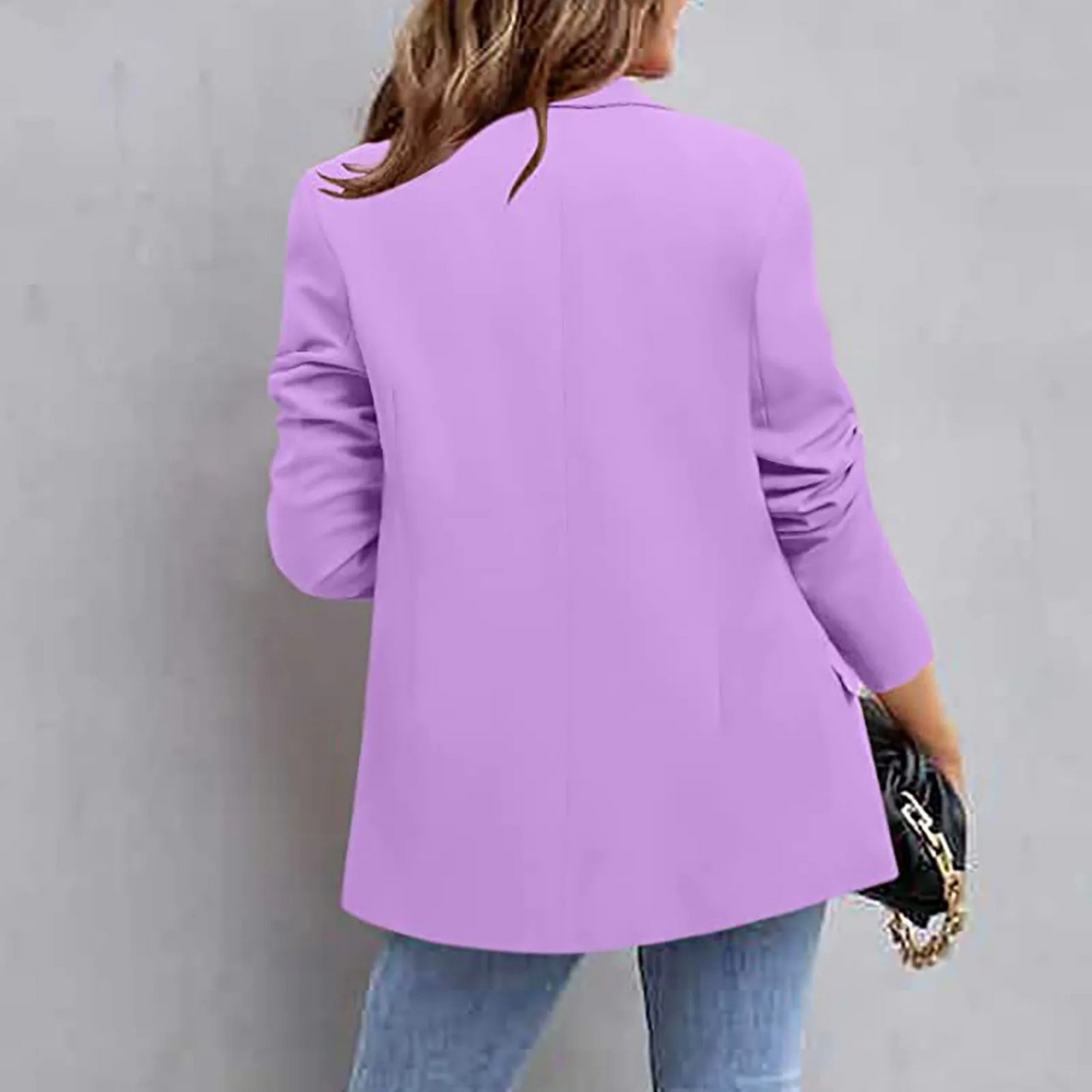 Kvinnors Slim Fit Kappa Högkvalitativt Tyg Elegant Design 2
