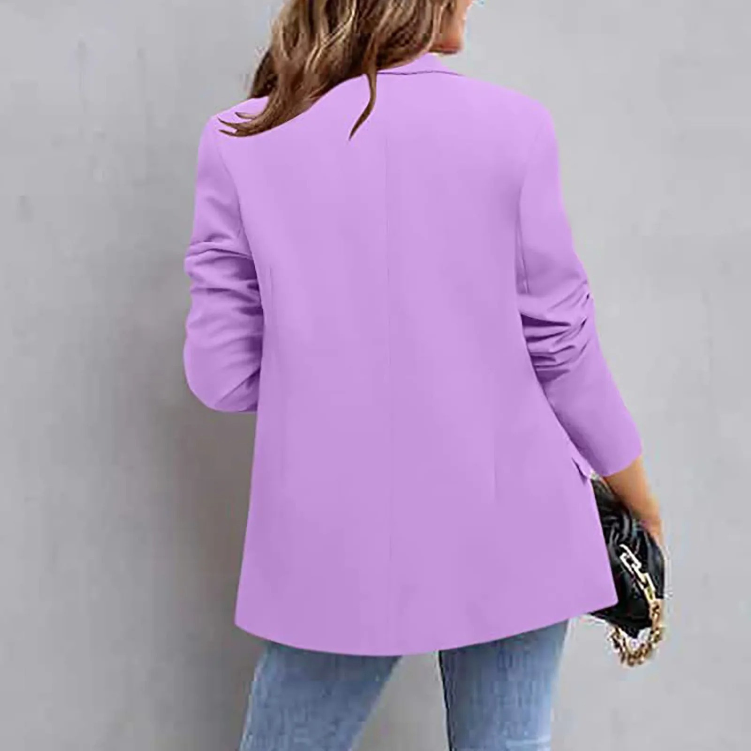 Kvinnors Slim Fit Kappa Högkvalitativt Tyg Elegant Design 2
