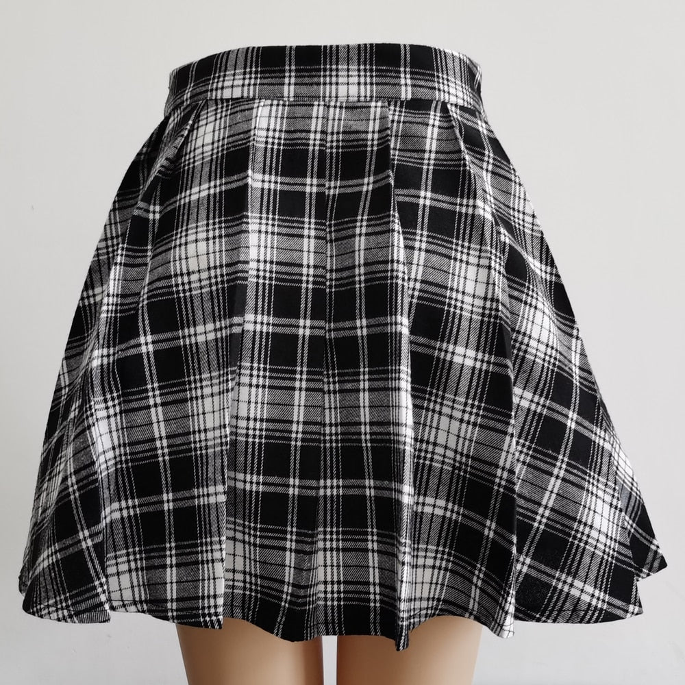Kvinnors Svart Minikjol med Paljetter i Polyester 1