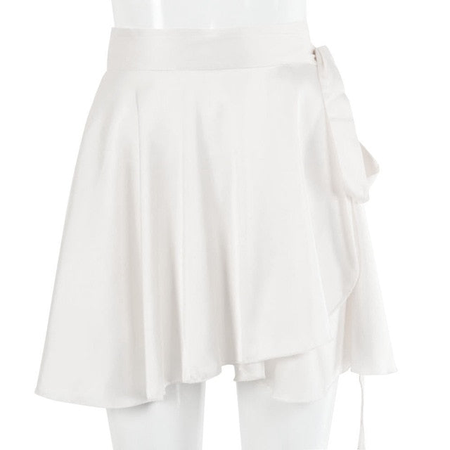 Kvinnors Tvådelad Outfit Asymmetrisk Lätt Polyester 8