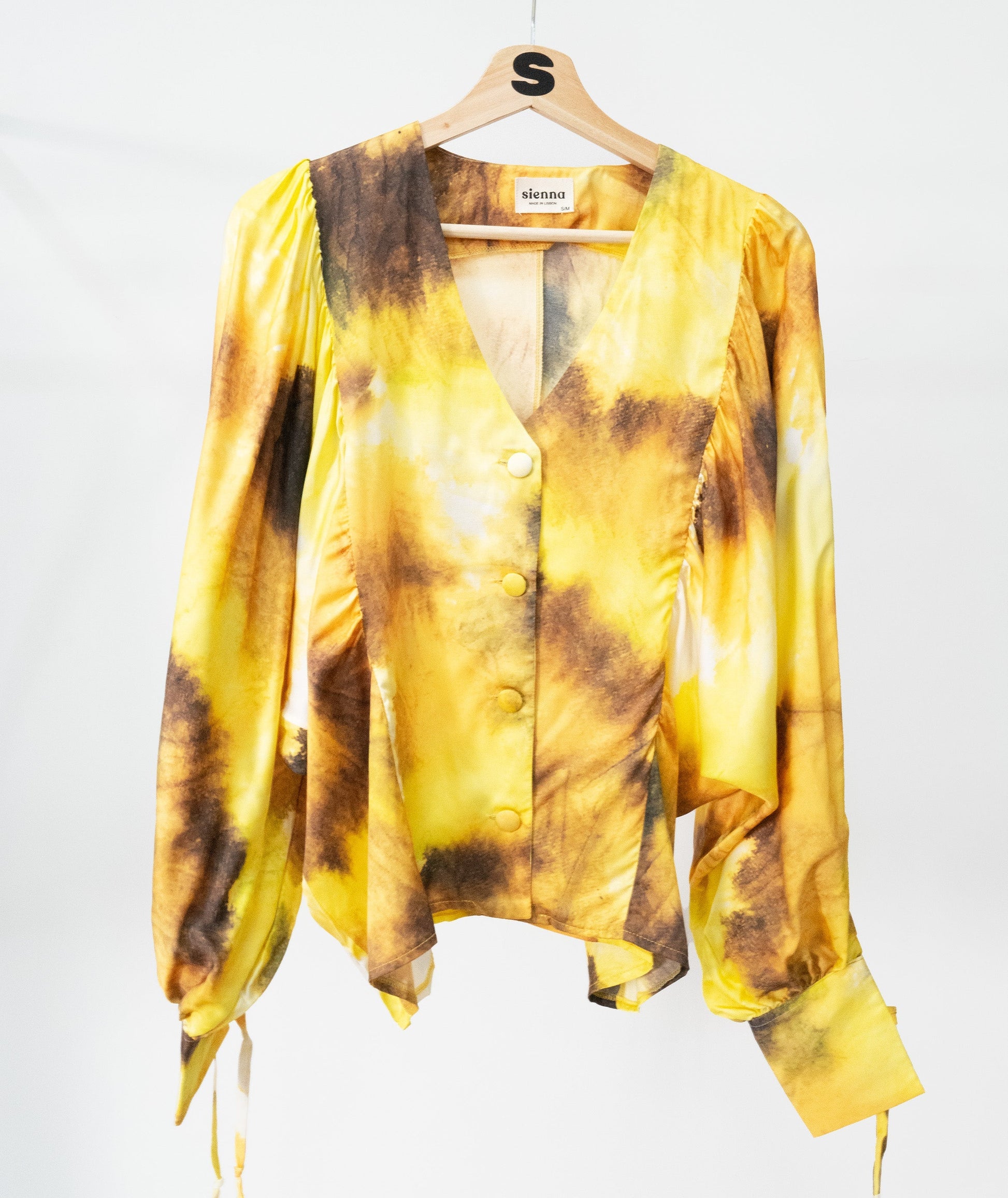 Variant image for Dam Skjorta Överdimensionerad Spetsig Krage Viskos-1