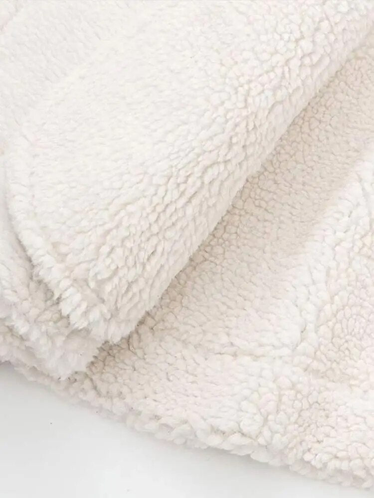 Dam Pälsjacka Klassisk Fuskpäls Med Elegant Design-6