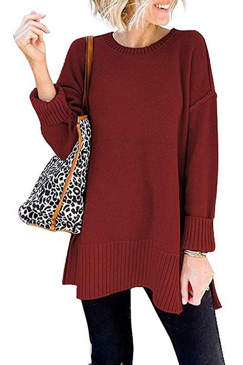 Lindex Stickad Dam Tröja Droppaxel Bomull Polyester 5