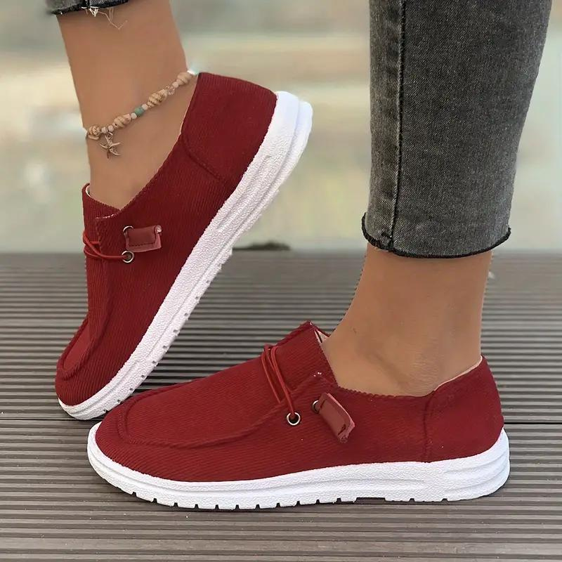 Dam Slip-on Skor Avslappnad Andningsbar Design Flexibel Material-3