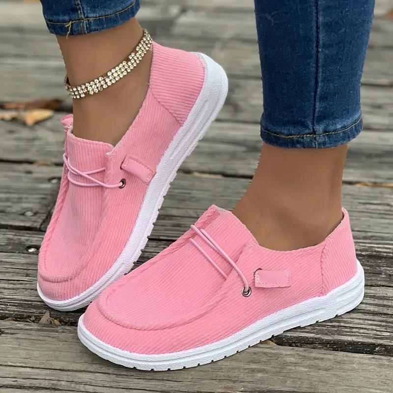 Dam Slip-on Skor Avslappnad Andningsbar Design Flexibel Material-4