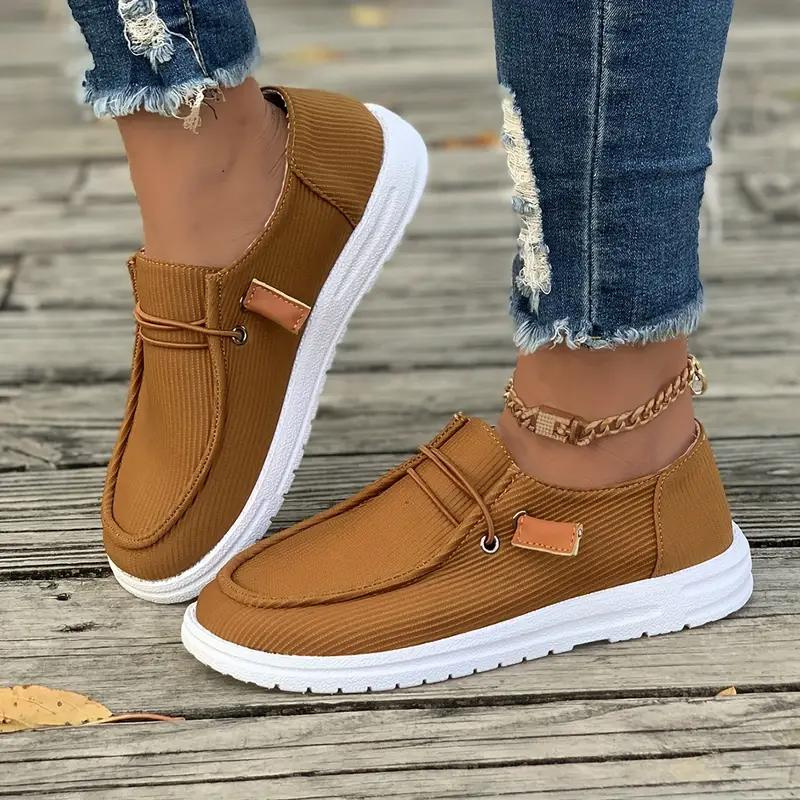 Dam Slip-on Skor Avslappnad Andningsbar Design Flexibel Material-6