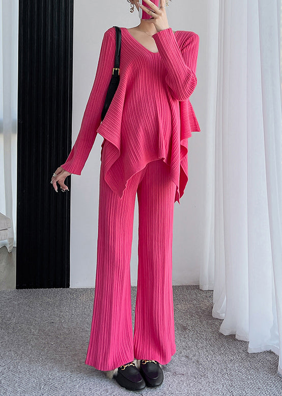 Dam Tvådelat Set Asymmetrisk Lapptäck Bomull-3