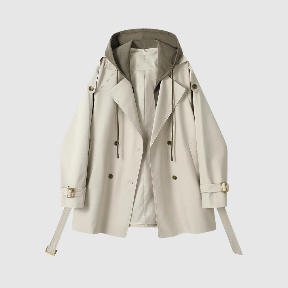 Variant image for Dam Trenchcoat Flödande Snitt Ull och Bomull-9