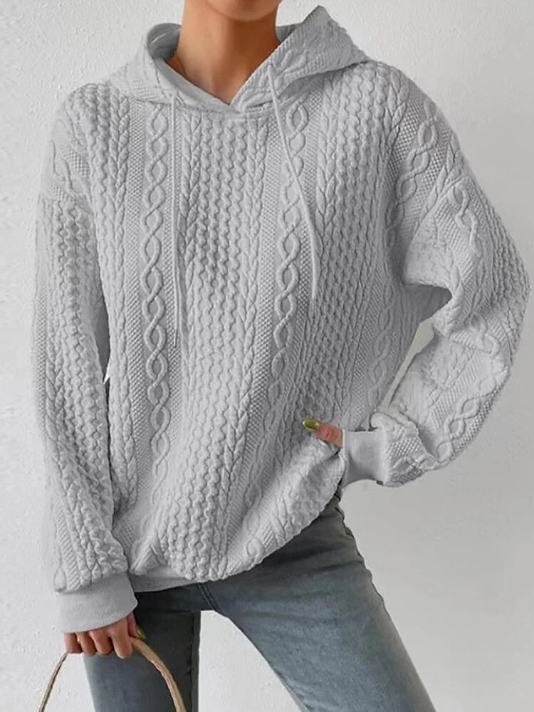 Variant image for Hoodie Herr Avslappnad Stil Blandat Material för Vinter-19