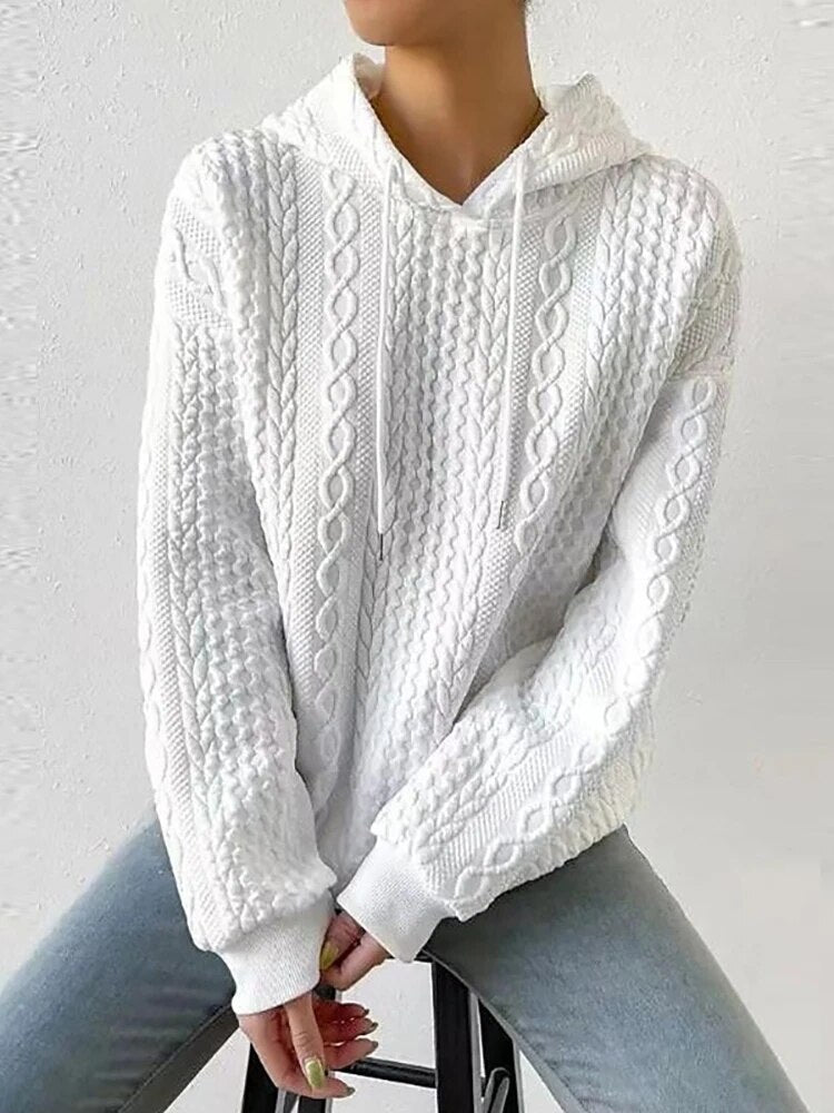 Variant image for Hoodie Herr Avslappnad Stil Blandat Material för Vinter-7