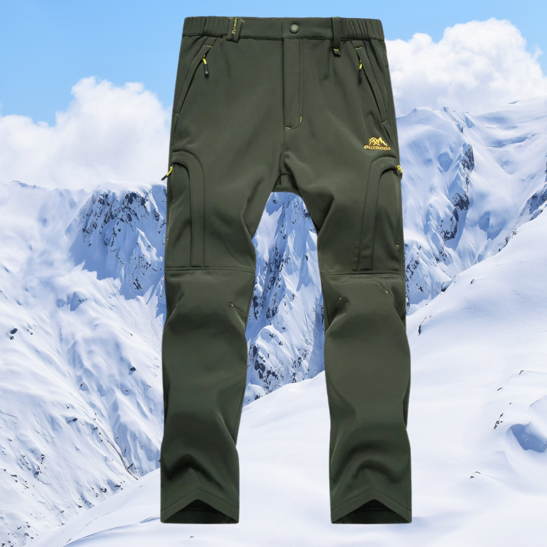 Dam Utomhusbyxor Vattentät Isolerad Polyester-4