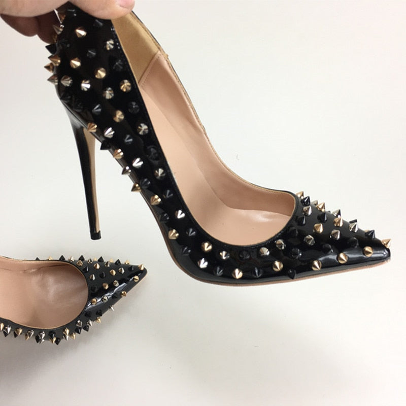 Dam Stilettskor Mary Jane Läder Mycket Hög Klack-2