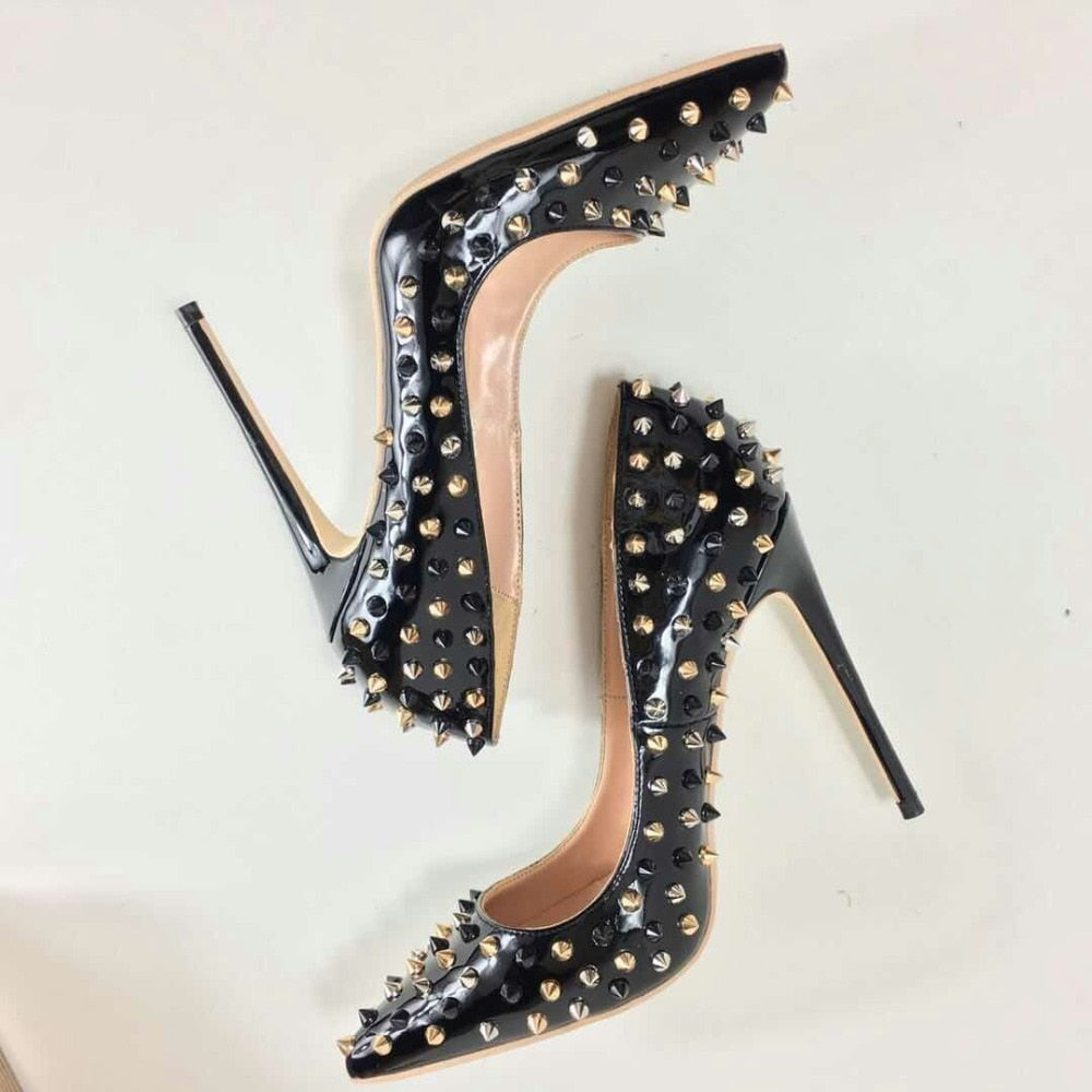 Dam Stilettskor Mary Jane Läder Mycket Hög Klack-6