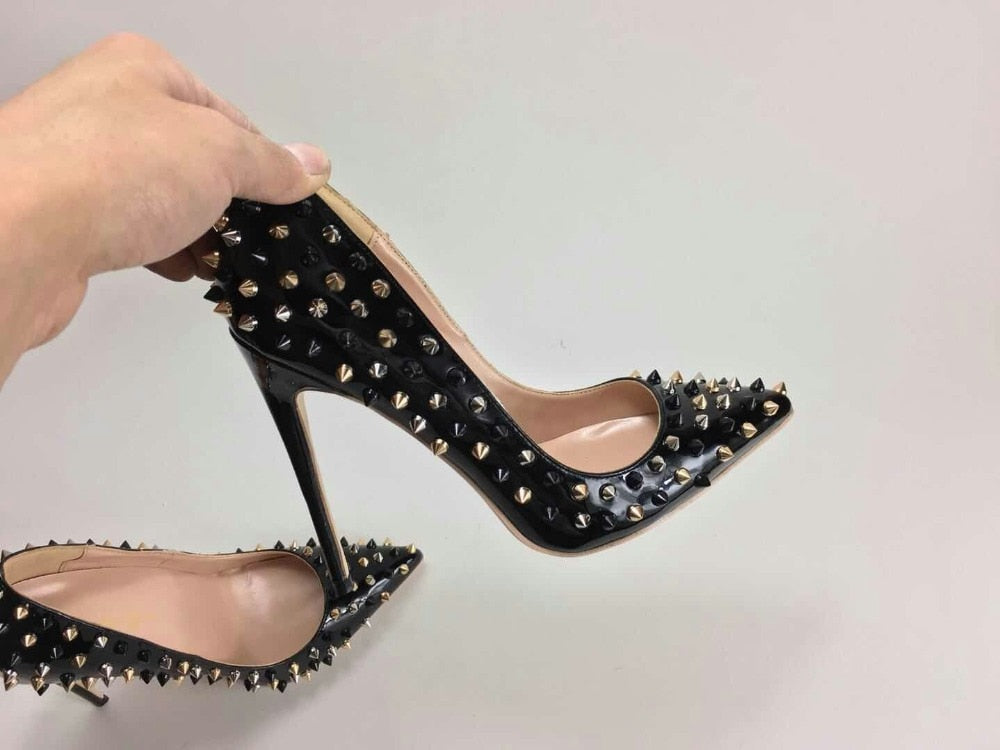 Dam Stilettskor Mary Jane Läder Mycket Hög Klack-3