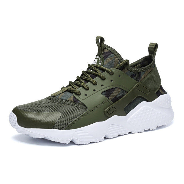 Herr Huarache Sneakers Andningsbart Syntetmaterial-4