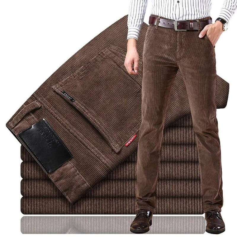 Variant image for Herr Jeans Klassiska Corduroy Traditionell Passform Högkvalitativt Sladdtyg-8