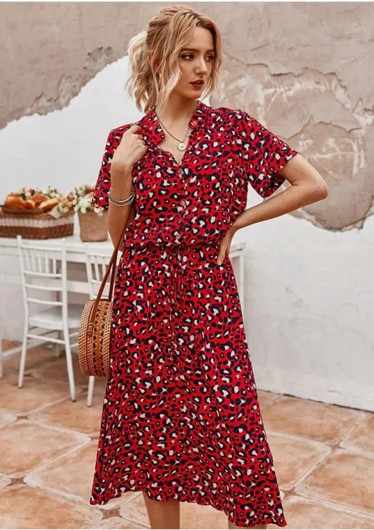 Variant image for Dam Sommarklänning Vintage Lätt Material för Midsommar och Bröllopsgäst-17