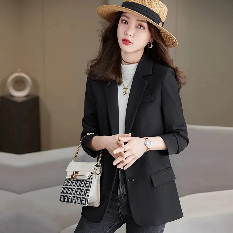Dam Blazer Slim Fit Casual Polyester-2