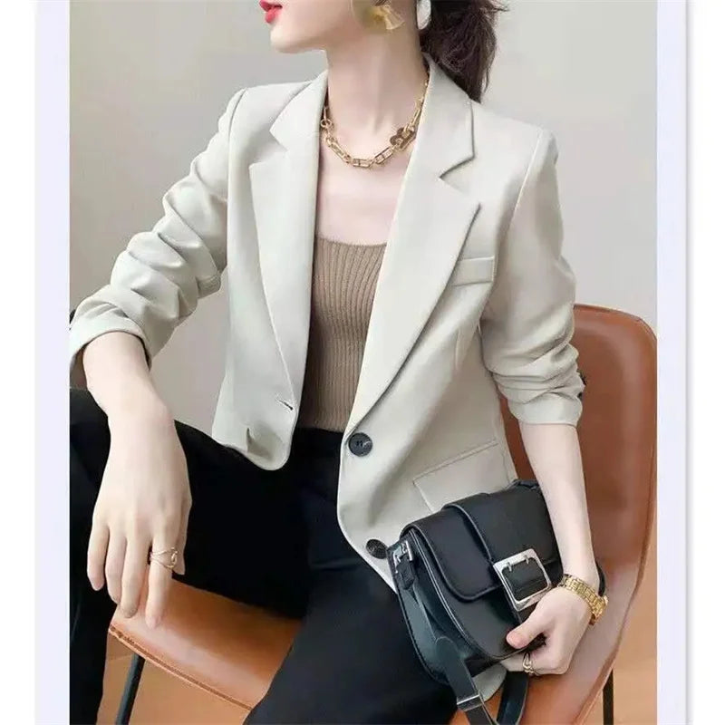 Dam Blazer Slim Fit Casual Polyester-5