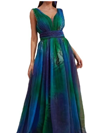 Maxiklänning Dam Elegant Design Polyester för Vardags och Fest-2