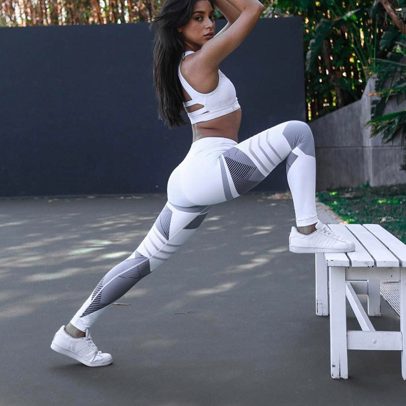 Dam Långa Byxor Avslappnad Spandex Polyester-2
