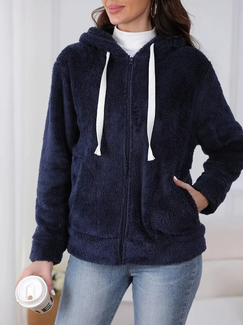 Variant image for Dam Huvjacka Fleece Med Dragkedja Avslappnad Passform-1