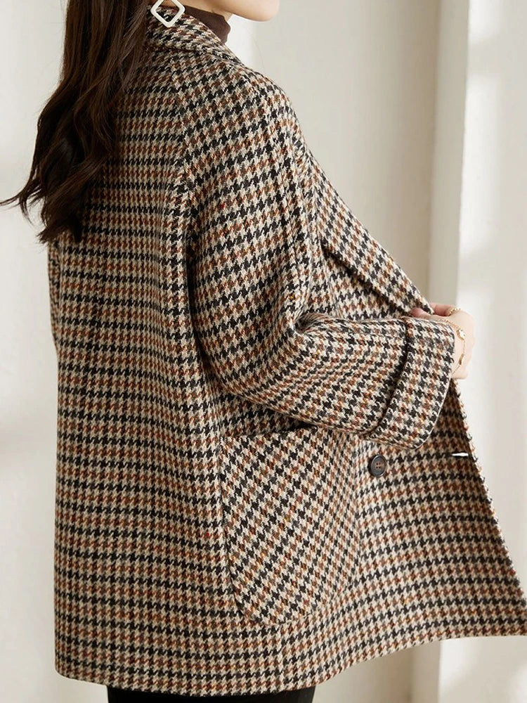 Damjacka Elegant Varm För Vardagsbruk Hållbart Material 4