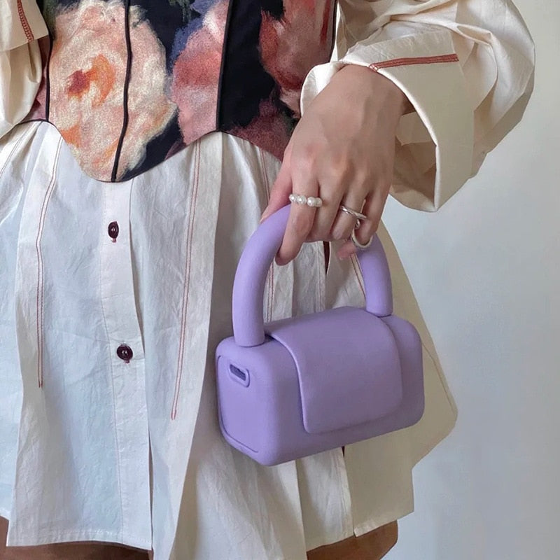 Dam Handväska Robust PU Enfärgad Stylish-3